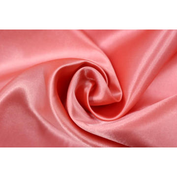 Klassische Farbe 100% Polyester Charmeuse Satin Seidenstoff